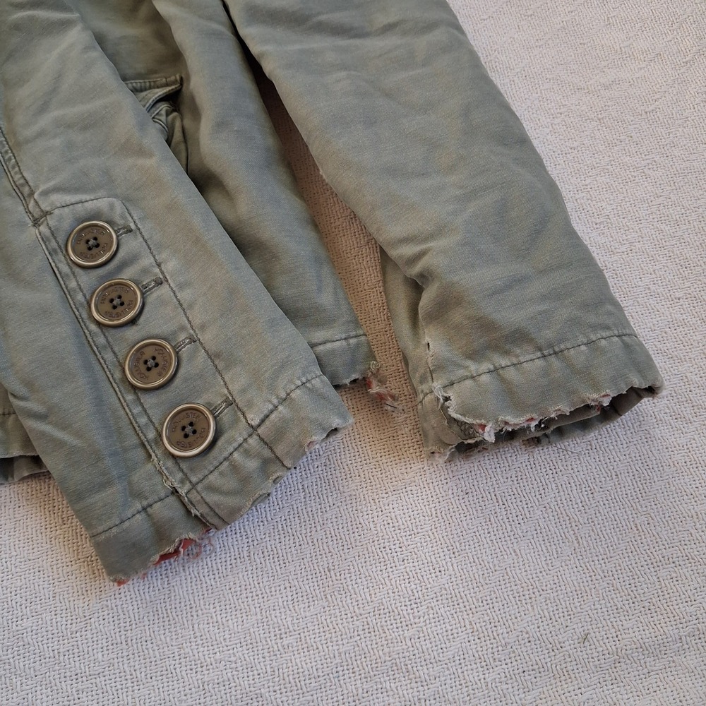 Hollister y2k utility coat indie whimsigoth bella swan vintage military 2000 fur - Picture 5 of 9